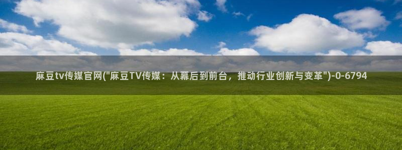 麻豆影像传媒官网:麻豆tv传媒官网(\