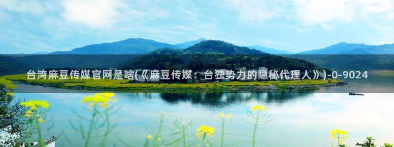 pud麻豆传媒官网:台湾麻豆传媒官网是啥(《麻豆传媒:台独势力的隐秘代理人》)